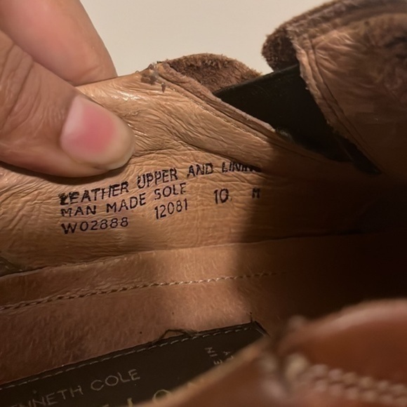 Kenneth Cole reaction made in Italy brown leather shoes - Picture 5 of 7